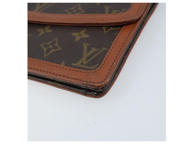 LOUIS VUITTON Pochette Damier Monogram GM Borsa Clutch M51810 Auth LV ka2610 Monogramma - vista 7
