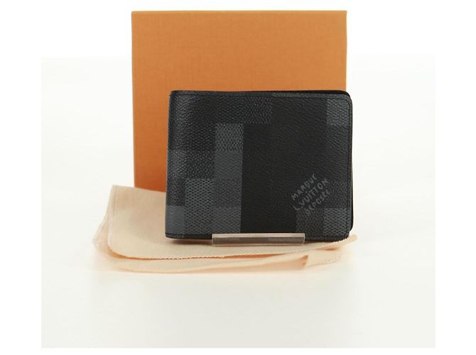 LOUIS VUITTON Cartera Slender Bifold Damoflage M14927 Auth 171321SAM - vista 12