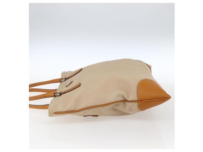 PRADA Handtasche aus Canvas Beige Silber Authentisch kk627 - Ansicht 3