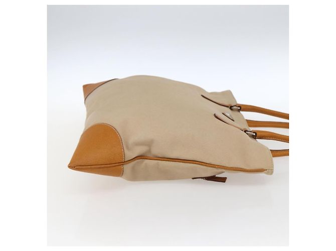 PRADA Handtasche aus Canvas Beige Silber Authentisch kk627 - Ansicht 4