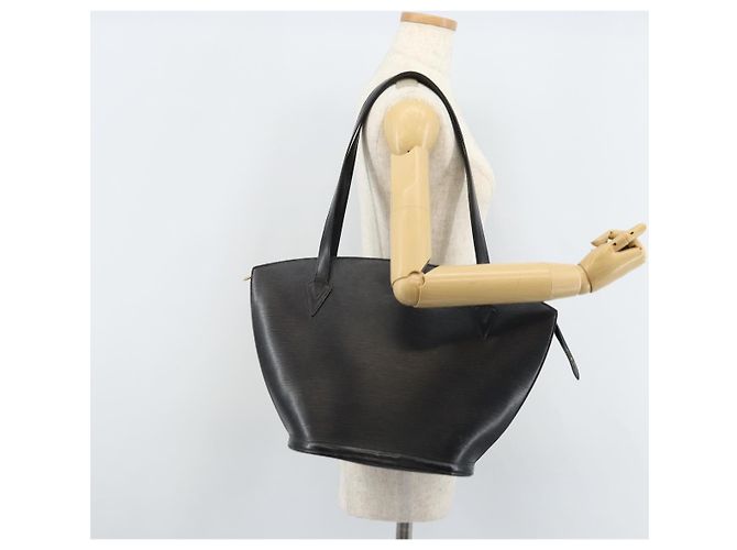 LOUIS VUITTON Borsa a Spalla Epi Saint Jacques Nera M52262 Auth 172132 Nero - vista 23