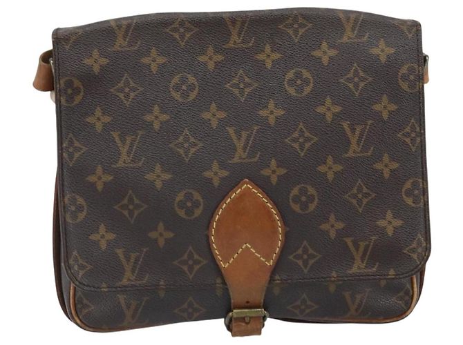 LOUIS VUITTON Bolsa de Hombro Monogram Cartouchiere GM M51252 LV Auth BA10597 Monograma - vista 13
