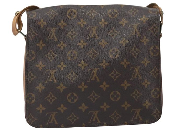 LOUIS VUITTON Bolsa de Hombro Monogram Cartouchiere GM M51252 LV Auth BA10597 Monograma - vista 2