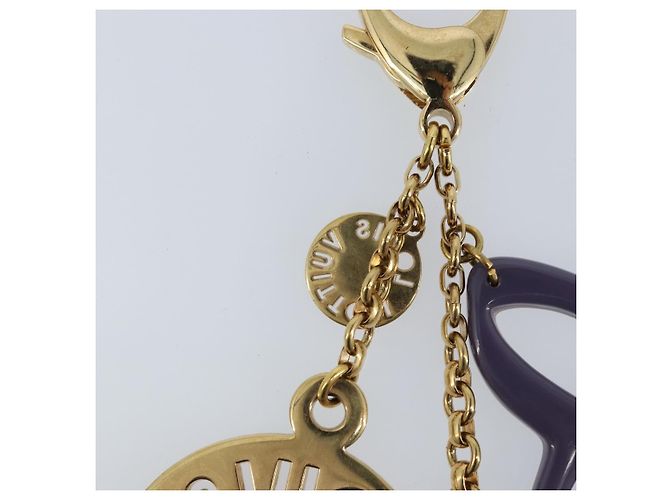 LOUIS VUITTON Portachiavi Catena Thai Charm metallo Oro LV Auth 173268V - vista 10