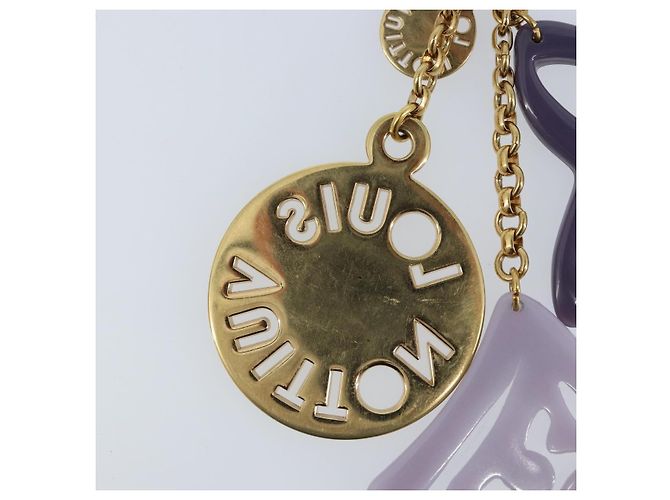 LOUIS VUITTON Portachiavi Catena Thai Charm metallo Oro LV Auth 173268V - vista 12