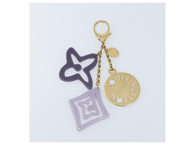 LOUIS VUITTON Portachiavi Catena Thai Charm metallo Oro LV Auth 173268V - vista 2