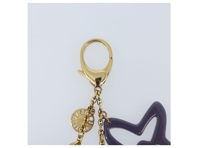 LOUIS VUITTON Portachiavi Catena Thai Charm metallo Oro LV Auth 173268V - vista 9