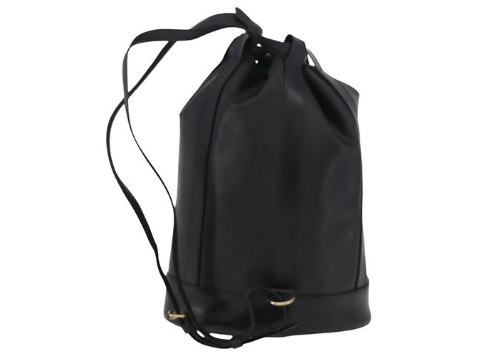 LOUIS VUITTON Borsa a Spalla Epi Randonnee PM Nera M52352 LV Auth 171080A Nero - vista 2