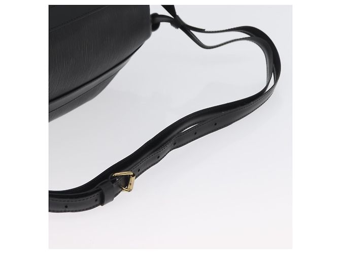 LOUIS VUITTON Borsa a Spalla Epi Randonnee PM Nera M52352 LV Auth 171080A Nero - vista 7