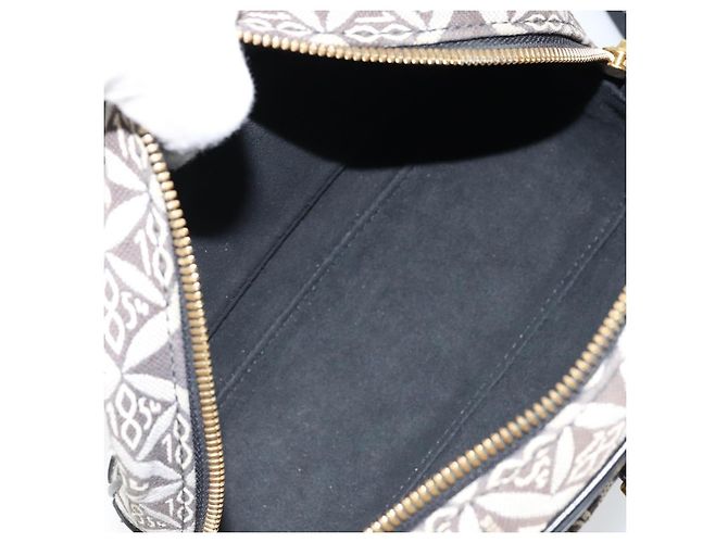 LOUIS VUITTON Borsa Mini Deauville Jaguar Monogram Nera M57205 LV Auth 133237M Nero - vista 10
