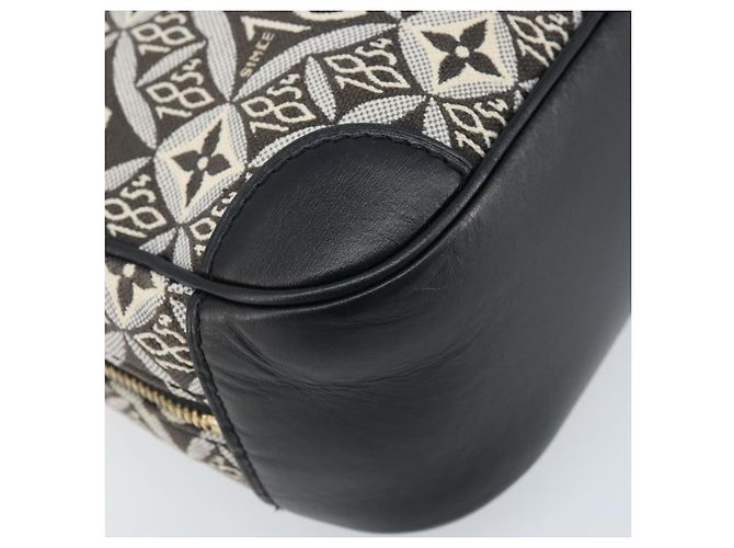 LOUIS VUITTON Borsa Mini Deauville Jaguar Monogram Nera M57205 LV Auth 133237M Nero - vista 14
