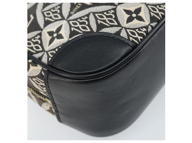 LOUIS VUITTON Borsa Mini Deauville Jaguar Monogram Nera M57205 LV Auth 133237M Nero - vista 16