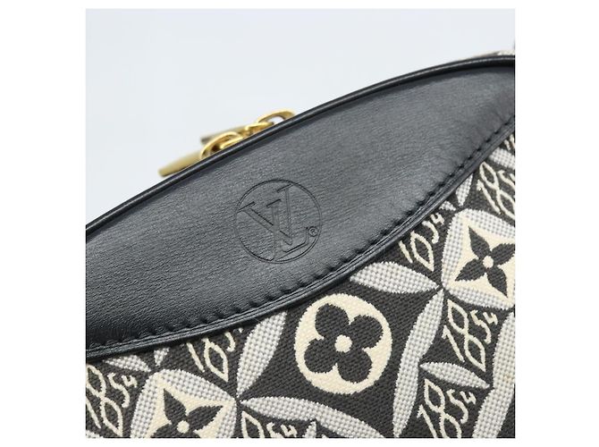 LOUIS VUITTON Borsa Mini Deauville Jaguar Monogram Nera M57205 LV Auth 133237M Nero - vista 18