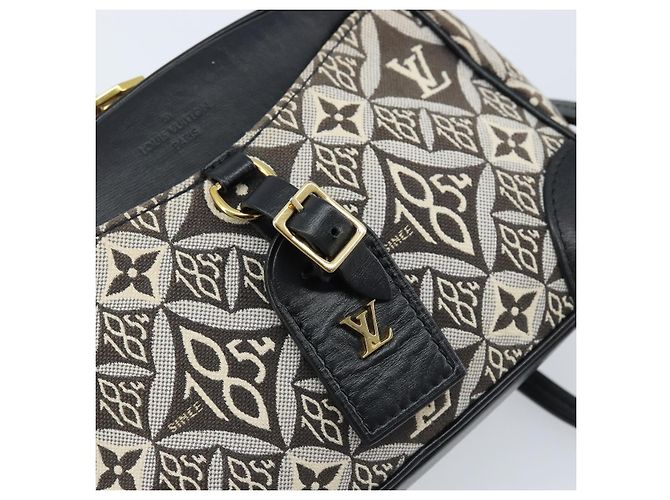 LOUIS VUITTON Borsa Mini Deauville Jaguar Monogram Nera M57205 LV Auth 133237M Nero - vista 19