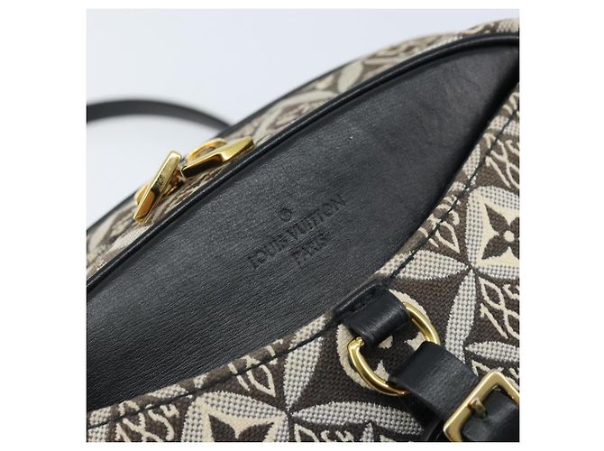 LOUIS VUITTON Borsa Mini Deauville Jaguar Monogram Nera M57205 LV Auth 133237M Nero - vista 20