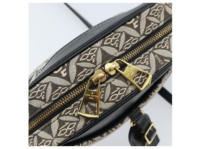 LOUIS VUITTON Borsa Mini Deauville Jaguar Monogram Nera M57205 LV Auth 133237M Nero - vista 21