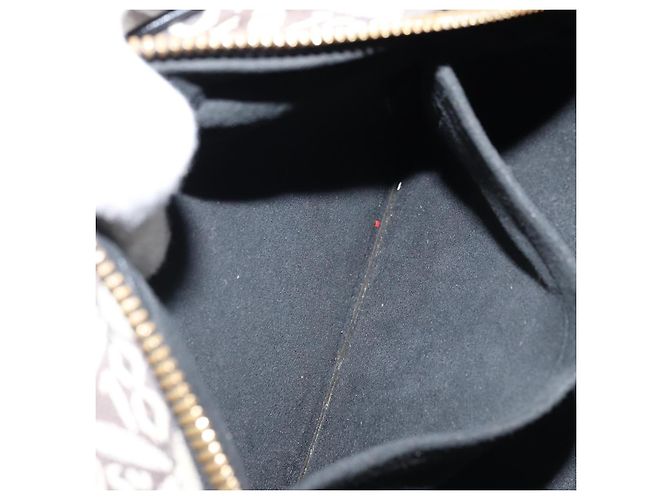 LOUIS VUITTON Borsa Mini Deauville Jaguar Monogram Nera M57205 LV Auth 133237M Nero - vista 24
