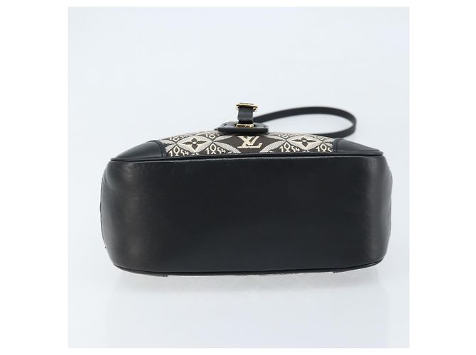 LOUIS VUITTON Borsa Mini Deauville Jaguar Monogram Nera M57205 LV Auth 133237M Nero - vista 5
