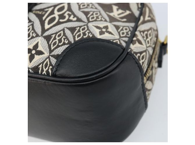LOUIS VUITTON Borsa Mini Deauville Jaguar Monogram Nera M57205 LV Auth 133237M Nero - vista 9