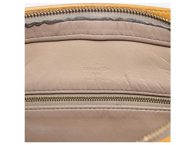 LOUIS VUITTON Handtasche Houston Monogram Vernis Beige M91004 LV Auth ka2468 - Ansicht 10