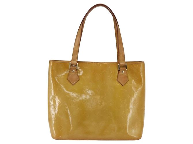 LOUIS VUITTON Handtasche Houston Monogram Vernis Beige M91004 LV Auth ka2468 - Ansicht 13
