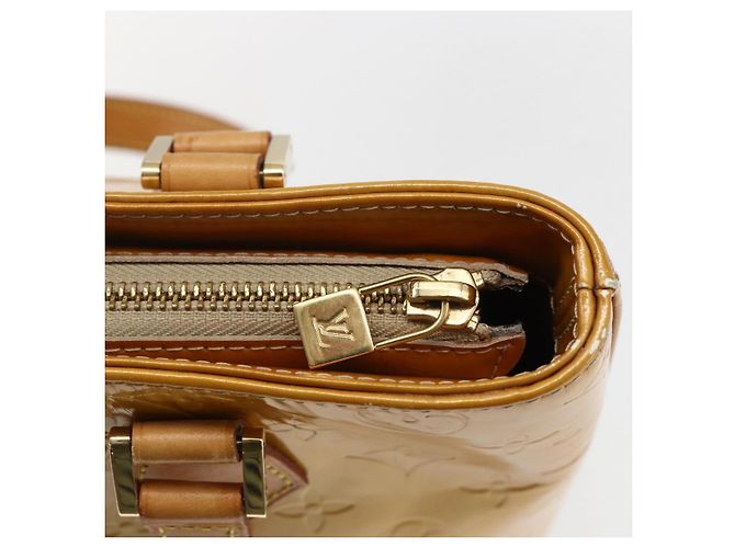 LOUIS VUITTON Handtasche Houston Monogram Vernis Beige M91004 LV Auth ka2468 - Ansicht 17