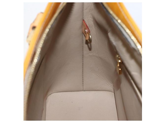 LOUIS VUITTON Handtasche Houston Monogram Vernis Beige M91004 LV Auth ka2468 - Ansicht 19