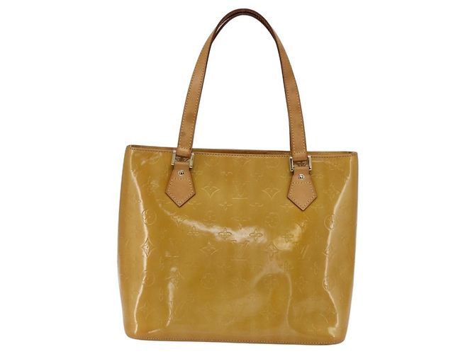 LOUIS VUITTON Handtasche Houston Monogram Vernis Beige M91004 LV Auth ka2468 - Ansicht 2