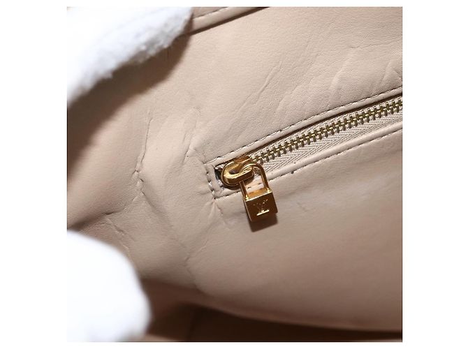 LOUIS VUITTON Handtasche Houston Monogram Vernis Beige M91004 LV Auth ka2468 - Ansicht 20