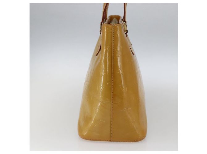 LOUIS VUITTON Handtasche Houston Monogram Vernis Beige M91004 LV Auth ka2468 - Ansicht 4