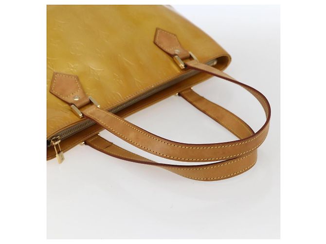 LOUIS VUITTON Handtasche Houston Monogram Vernis Beige M91004 LV Auth ka2468 - Ansicht 7