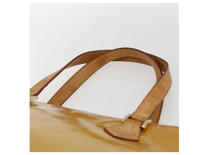 LOUIS VUITTON Handtasche Houston Monogram Vernis Beige M91004 LV Auth ka2468 - Ansicht 8