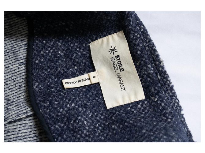 Blaue Tweed-Jacke mit Reißverschluss Isabel Marant Étoile - Ansicht 7