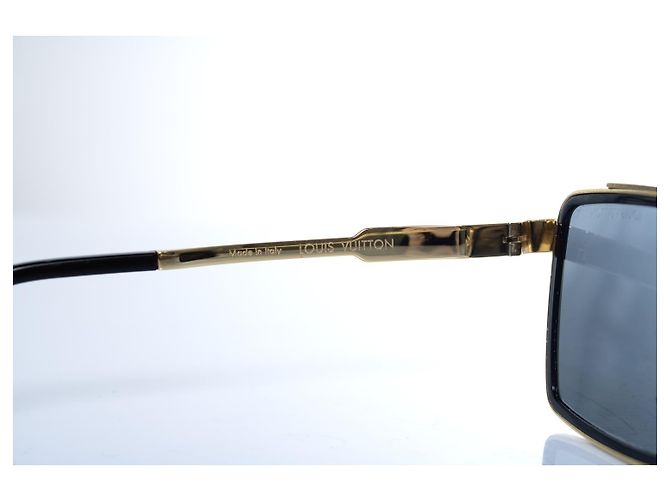 Gafas de sol cuadradas de metal Louis Vuitton Dorado - vista 6
