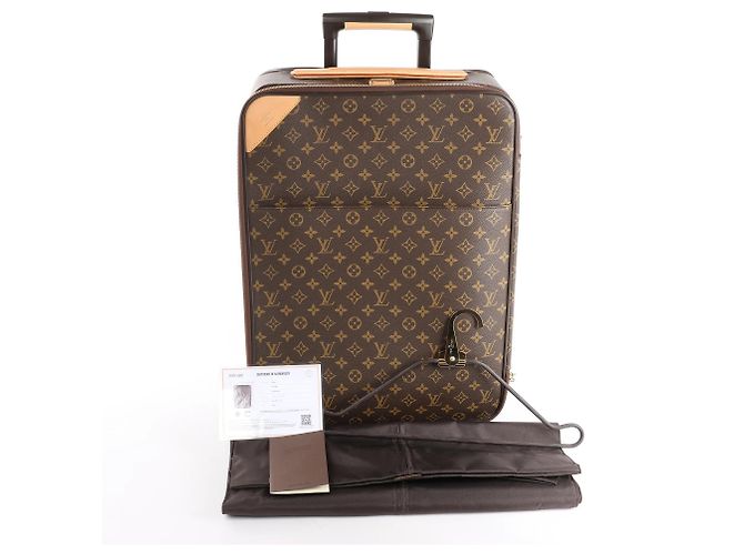 Valigia da viaggio Louis Vuitton Pegase 55 in Monogram marrone - vista 11