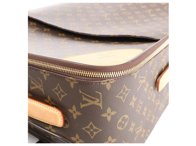 Valigia da viaggio Louis Vuitton Pegase 55 in Monogram marrone - vista 19