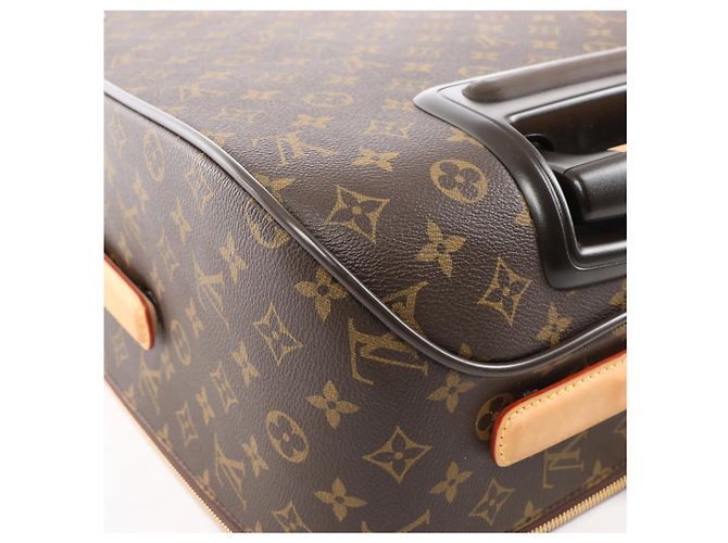 Valigia da viaggio Louis Vuitton Pegase 55 in Monogram marrone - vista 7