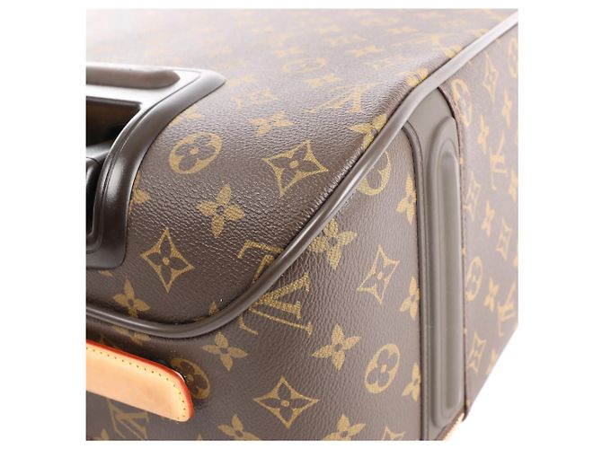 Valigia da viaggio Louis Vuitton Pegase 55 in Monogram marrone - vista 8
