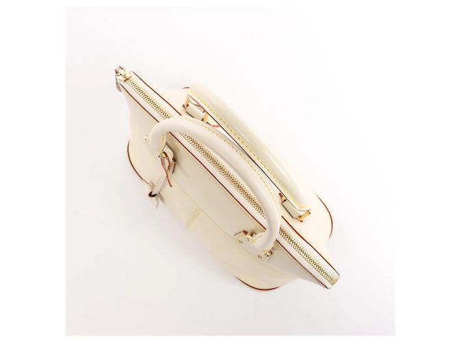 Borsa Lockit PM Suhali in pelle bianca M91887 di Louis Vuitton Beige - vista 6