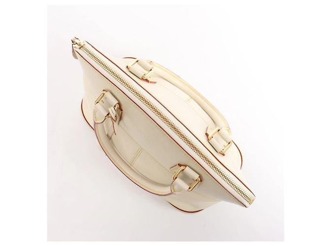 Borsa Lockit PM Suhali in pelle bianca M91887 di Louis Vuitton Beige - vista 7