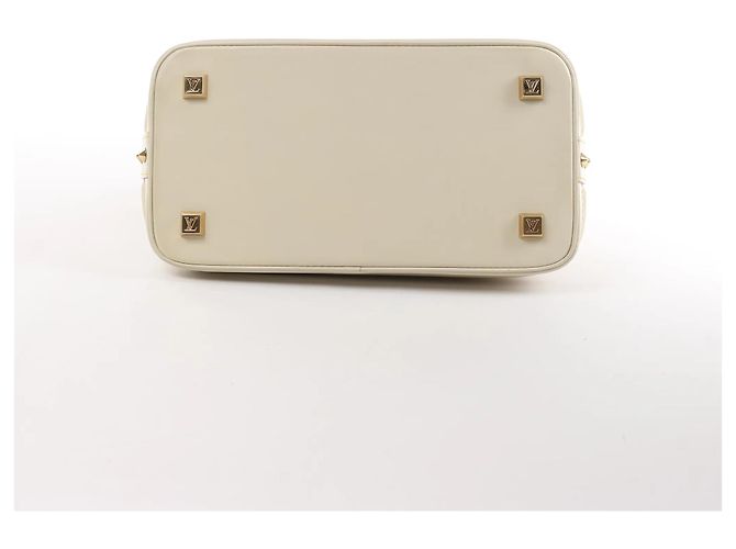 Borsa Lockit PM Suhali in pelle bianca M91887 di Louis Vuitton Beige - vista 8