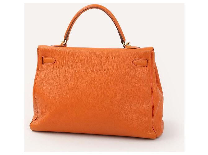 Kelly Hermès Killy 35 Borsa in pelle Togo arancione - vista 2
