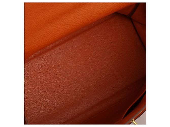 Kelly Hermès Killy 35 Borsa in pelle Togo arancione - vista 3