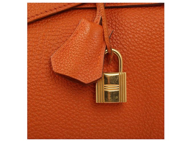 Kelly Hermès Killy 35 Borsa in pelle Togo arancione - vista 4