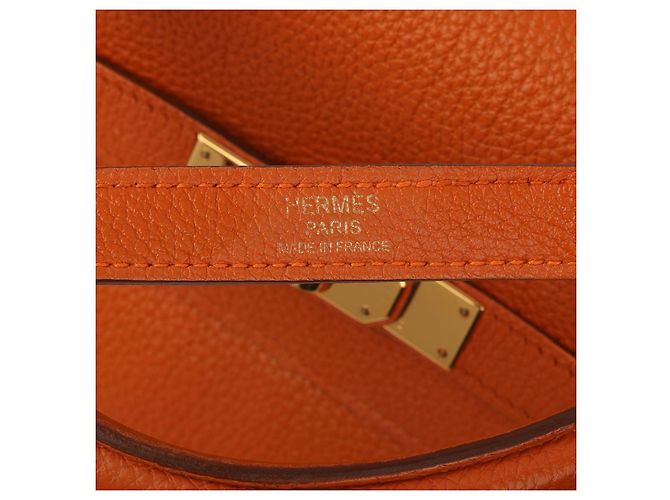 Kelly Hermès Killy 35 Borsa in pelle Togo arancione - vista 5