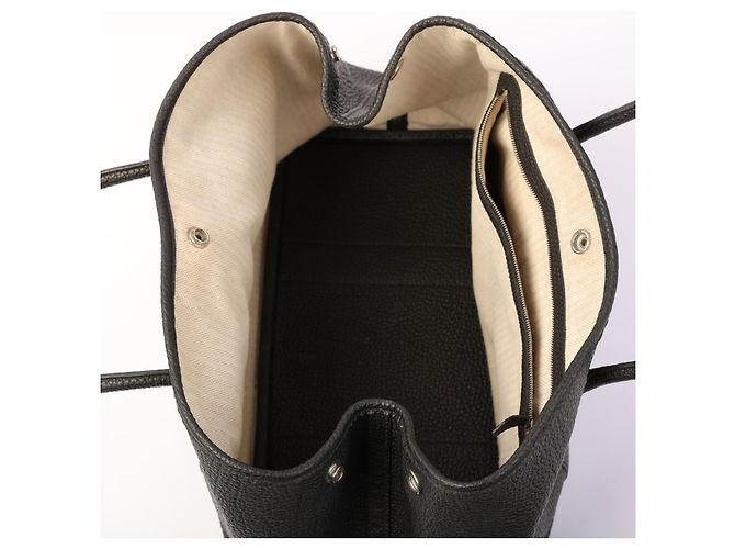 Hermès Garden Party Tote in pelle nera Nero - vista 12