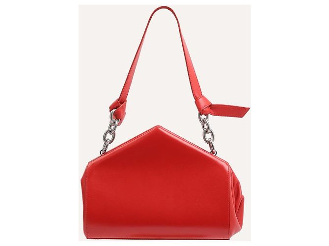 Borsa Bottega Veneta Box in pelle di vitello rossa Rosso - vista 2