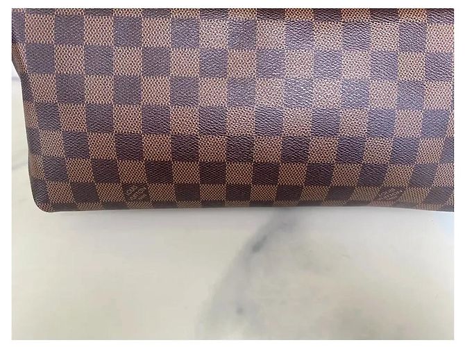 Louis Vuitton Beaubourg MM Damier Ebene Borsa a Spalla Marrone scuro - vista 4