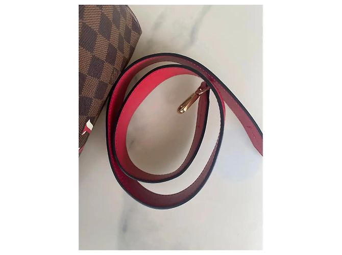 Louis Vuitton Beaubourg MM Damier Ebene Borsa a Spalla Marrone scuro - vista 8