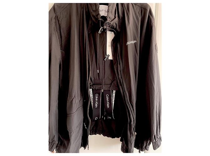Packbare Windbreaker-Jacke von Calvin Klein Schwarz - Ansicht 5